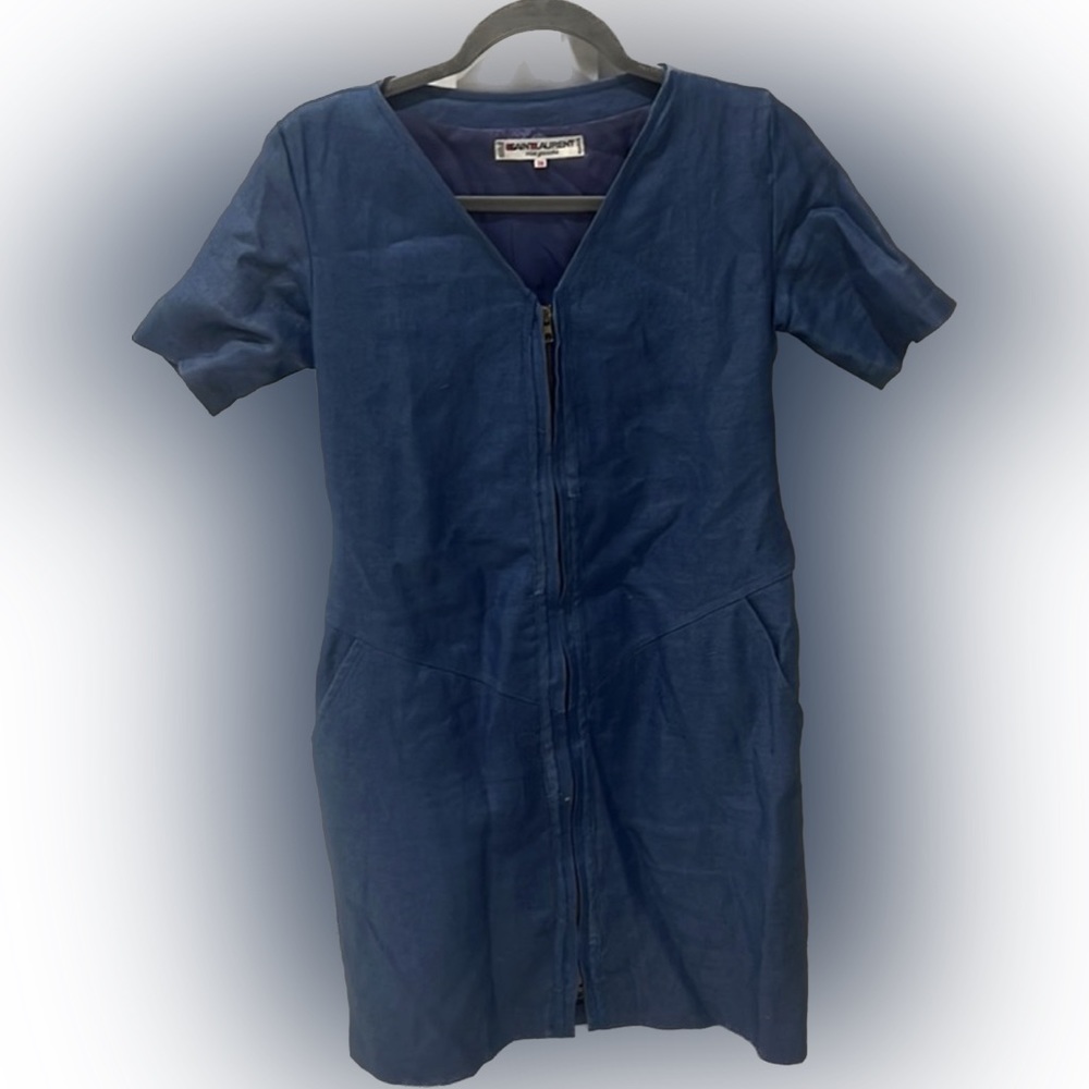 Vintage Saint Laurent linen dress